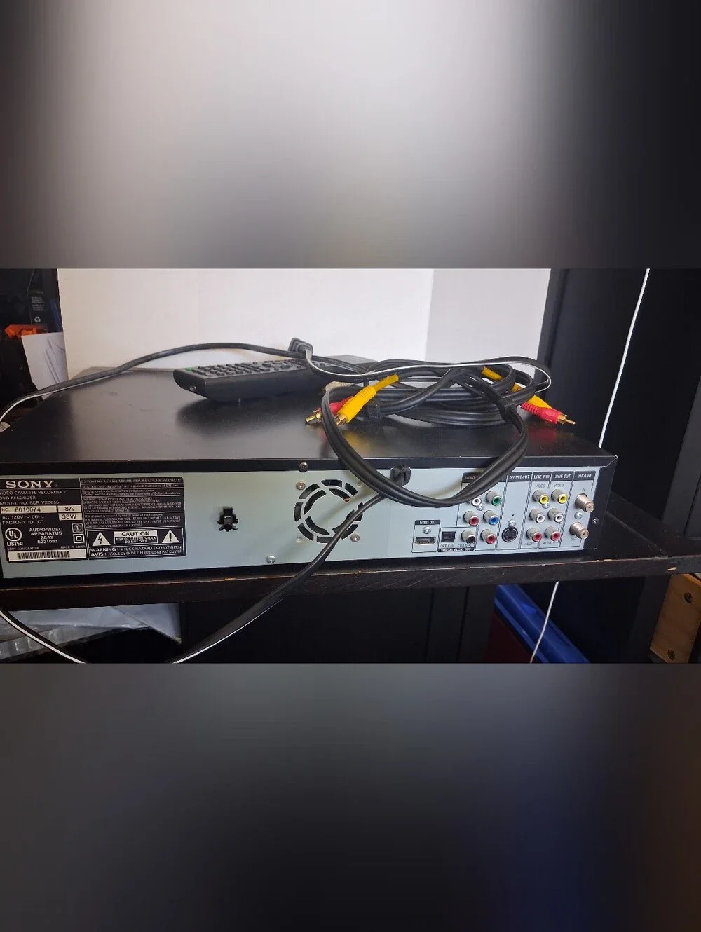 Sony RDR-VXD655 DVD Recorder VHS Combo HDMI Tested READ -SELLING AS PARTS ONLY